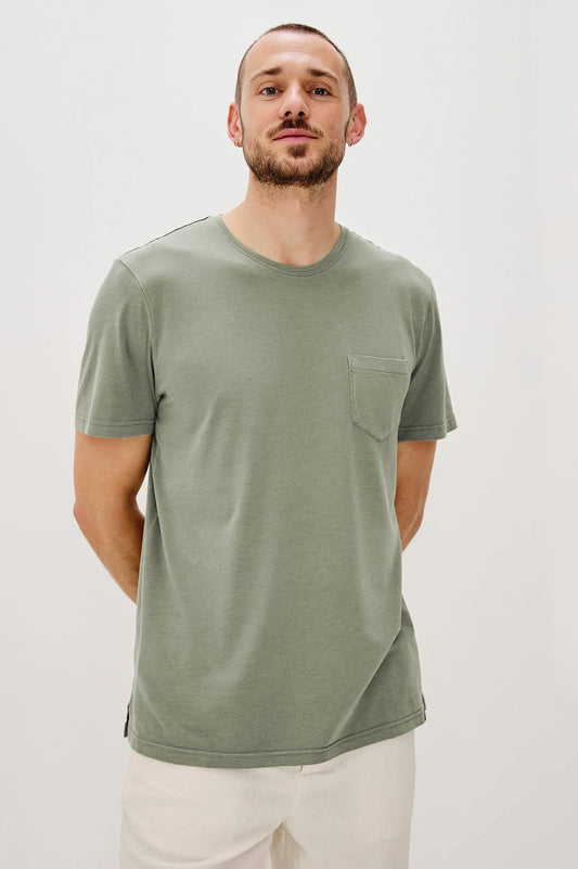 Rails | T-shirt Johnny en jersey de coton modal doux - Olive