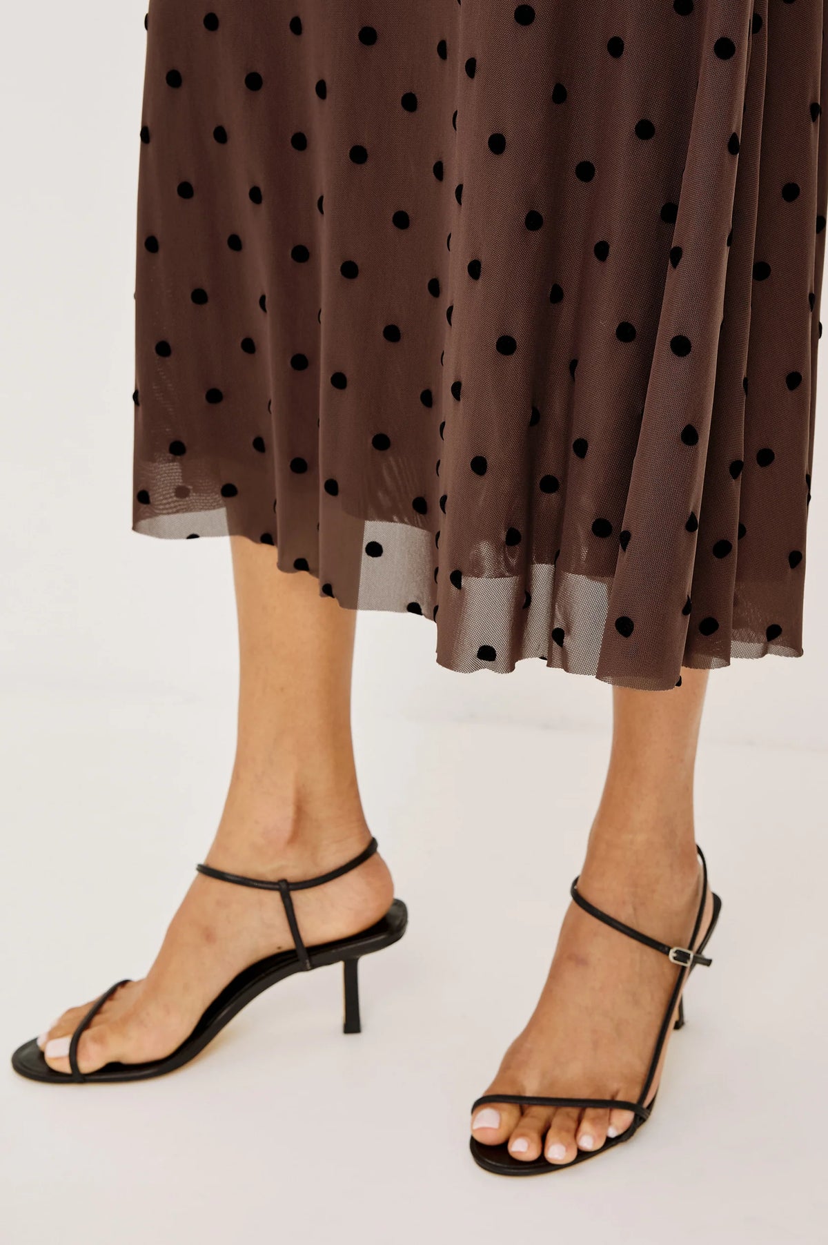 Rails | Jupe à motifs à pois "Jordan" - Chocolat