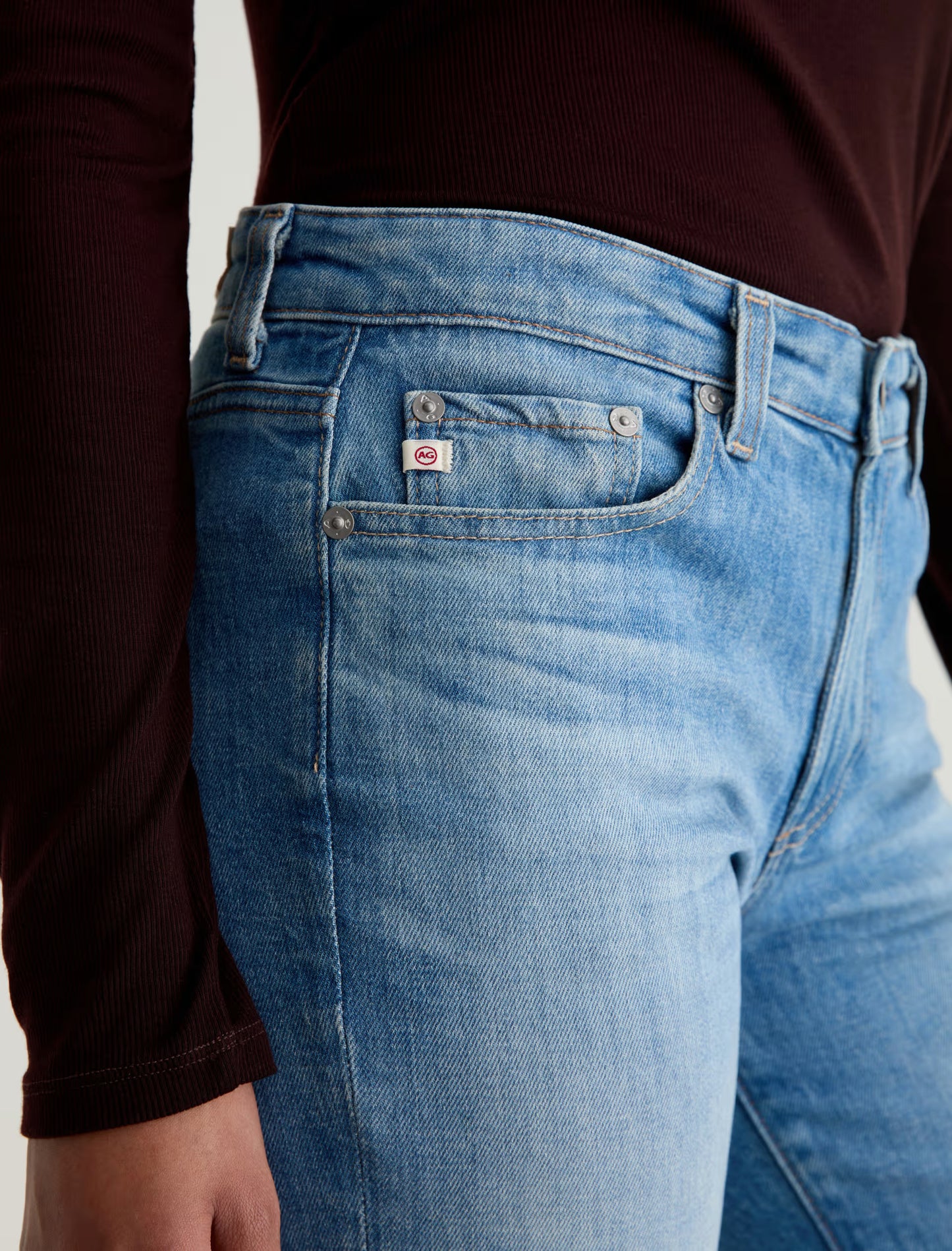 AG Jeans | jean droit taille basse « Sandra AG-ed™ » - Bleu 18 ans