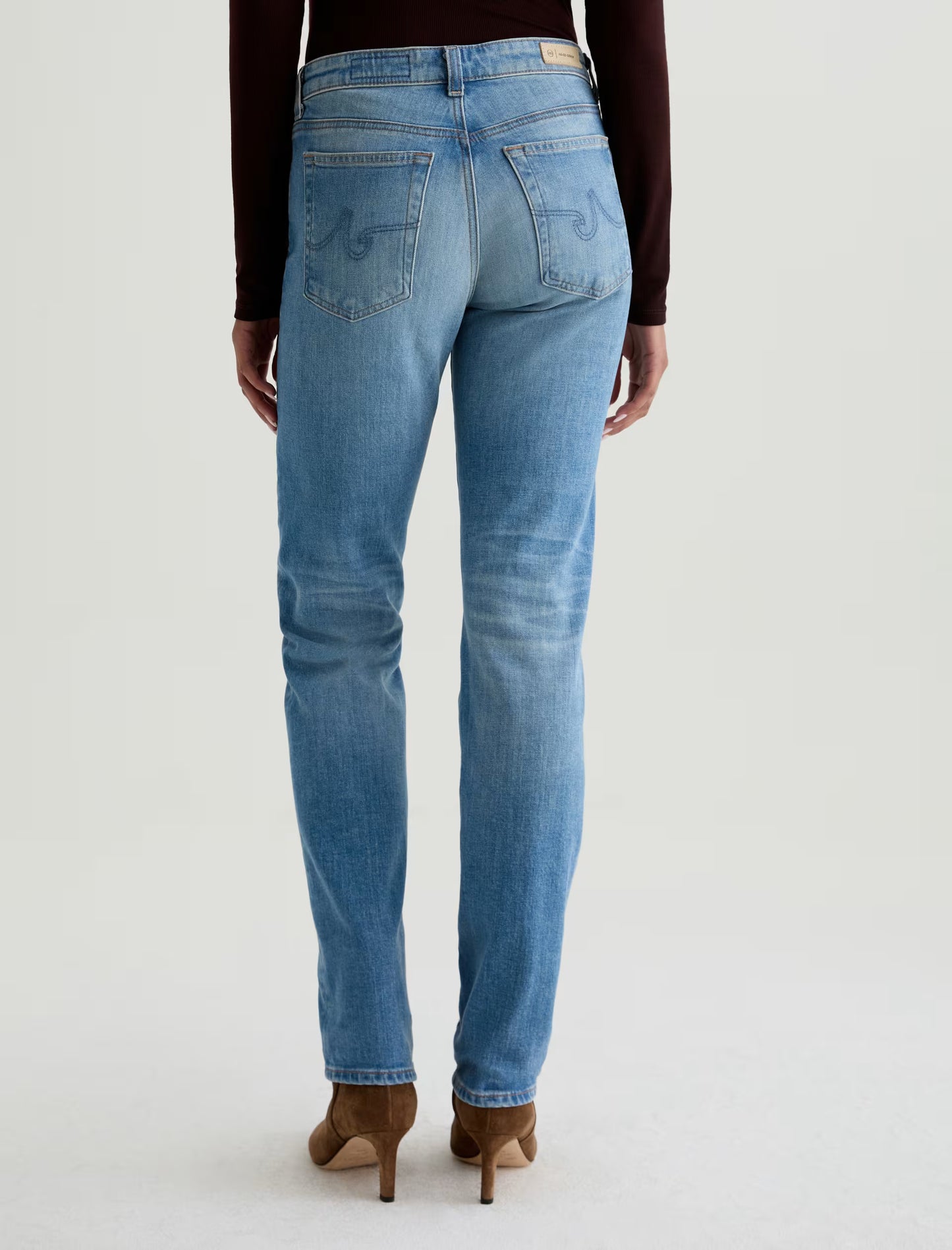 AG Jeans | jean droit taille basse « Sandra AG-ed™ » - Bleu 18 ans