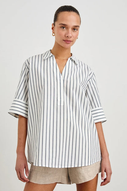 Rails | Chemise en coton "JUDA" - Rayé