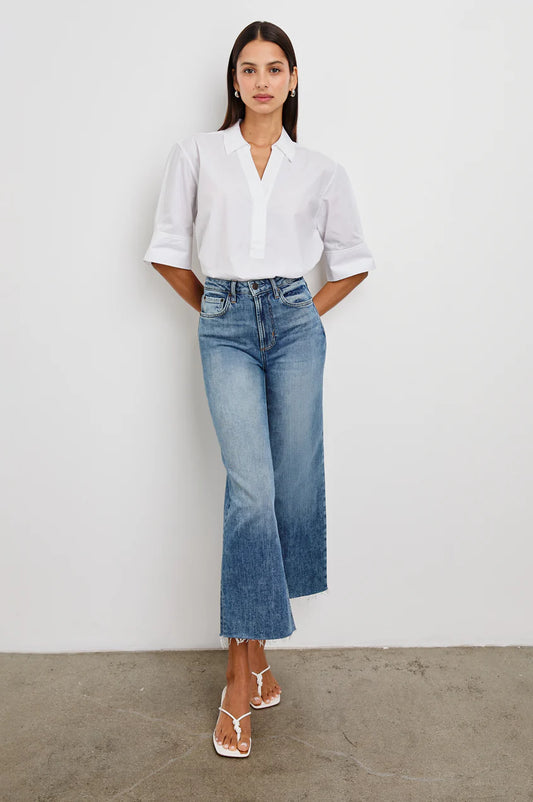 Rails | Chemise en coton "JUDA" - Blanc