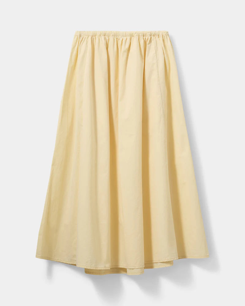 SOFIE SCHNOOR | Jupe midi "JUNEAU" - Jaune clair