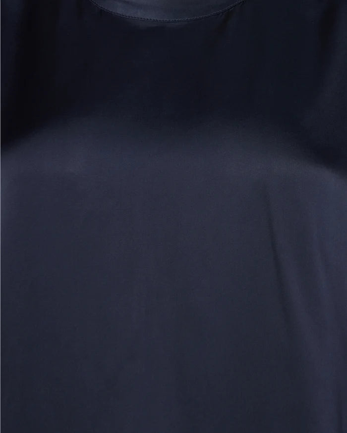 Minimum | Blouse style satin "Janey" - Marine