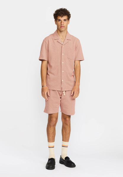 Revolution | Chemise cubaine à manches courtes / 3175- Orange