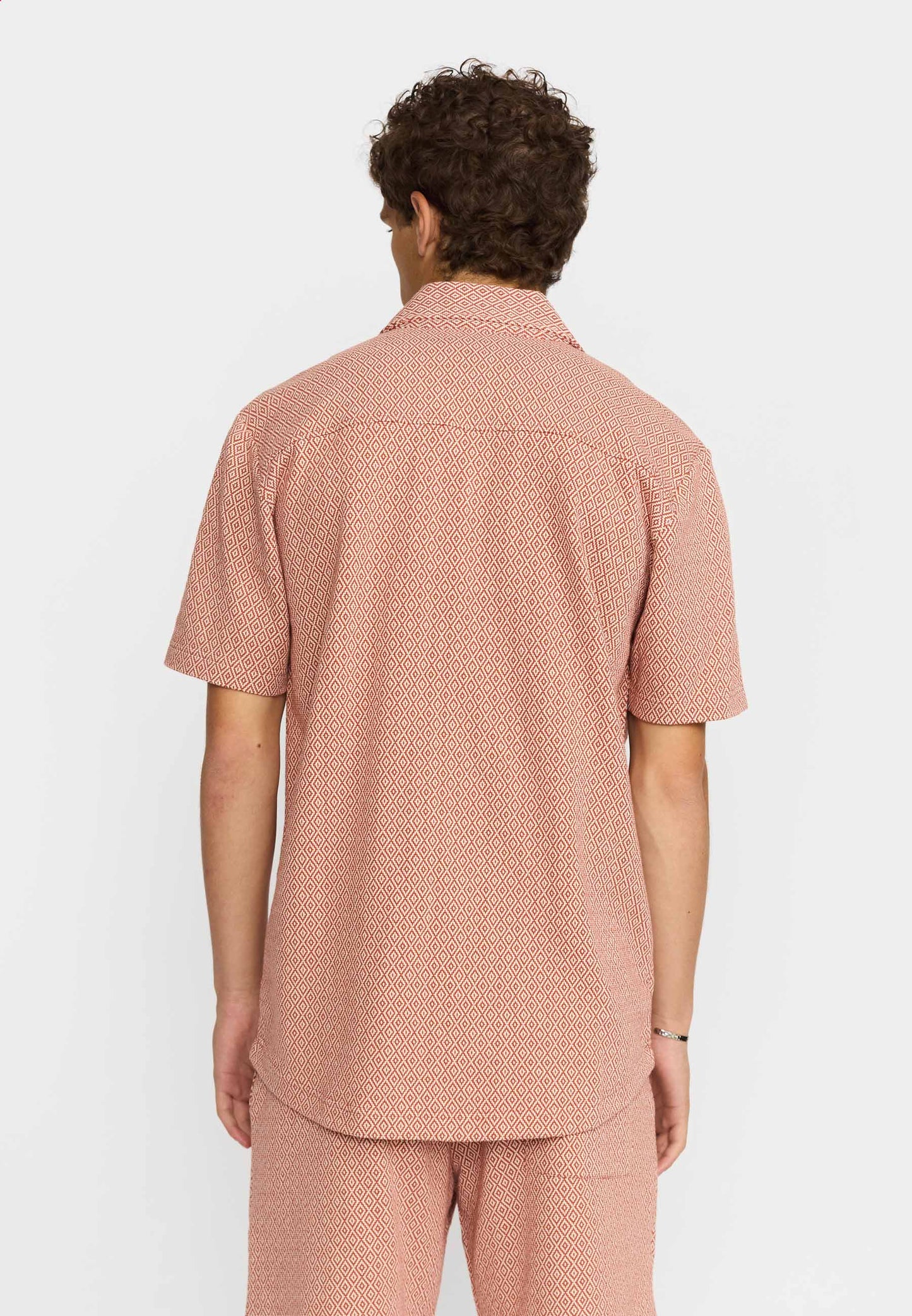 Revolution | Chemise cubaine à manches courtes / 3175- Orange