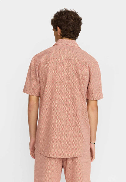Revolution | Chemise cubaine à manches courtes / 3175- Orange