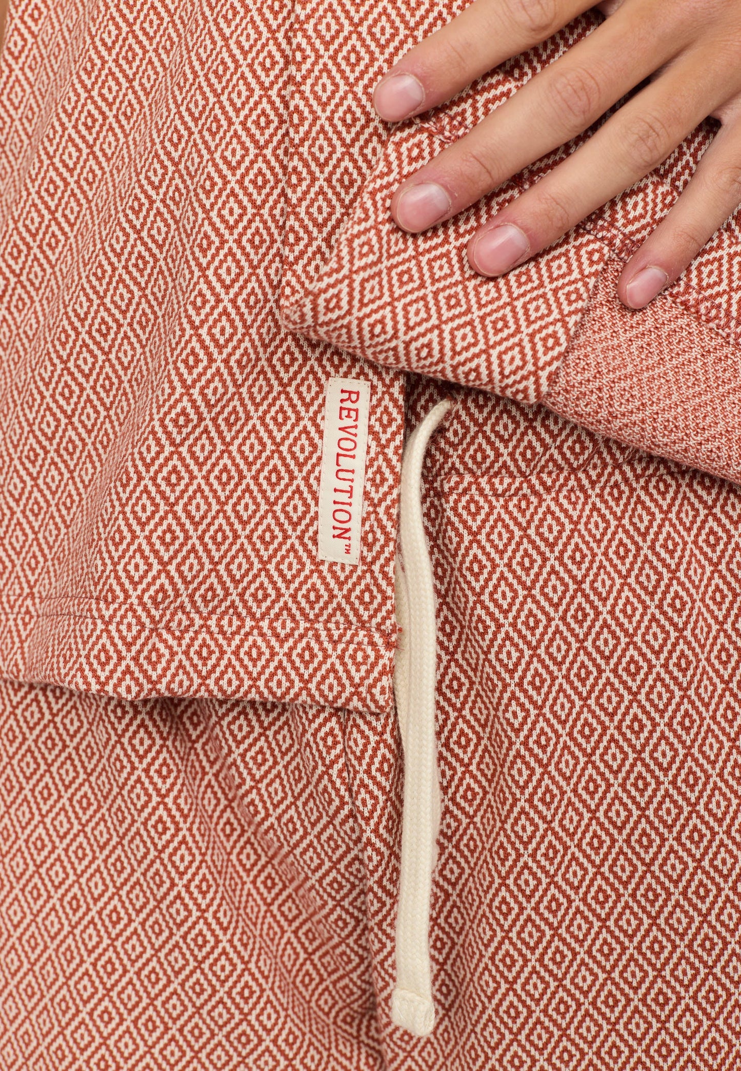 Revolution | Chemise cubaine à manches courtes / 3175- Orange