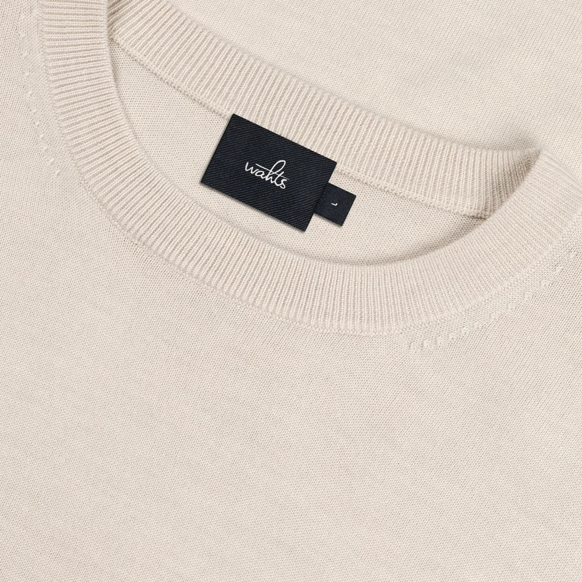 WAHTS | Pull à col rond "Reynolds" - Beige