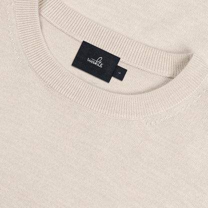 WAHTS | Pull à col rond "Reynolds" - Beige