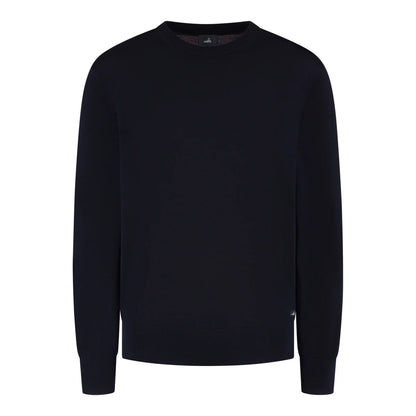 WAHTS | Pull à col rond "Reynolds" - Bleu nuit
