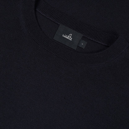 WAHTS | Pull à col rond "Reynolds" - Bleu nuit