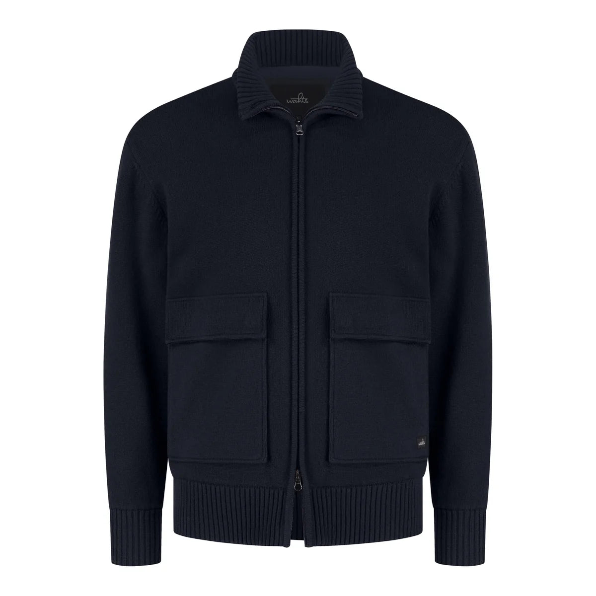 WAHTS | Veste en tricot "Stephens" - Bleu nuit