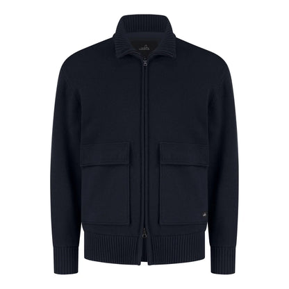 WAHTS | Veste en tricot "Stephens" - Bleu nuit