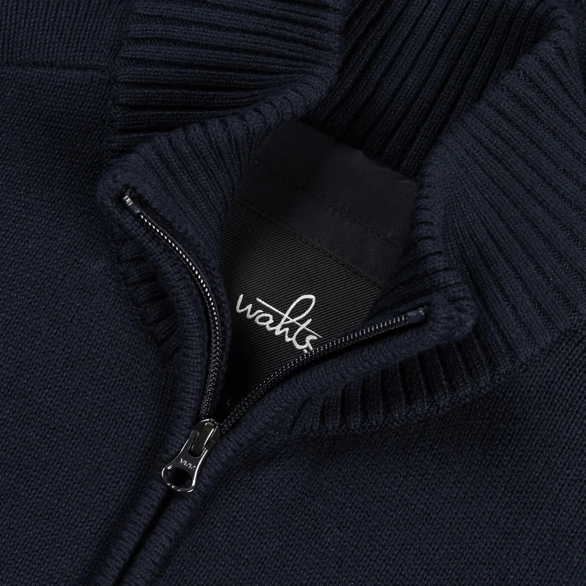 WAHTS | Veste en tricot "Stephens" - Bleu nuit