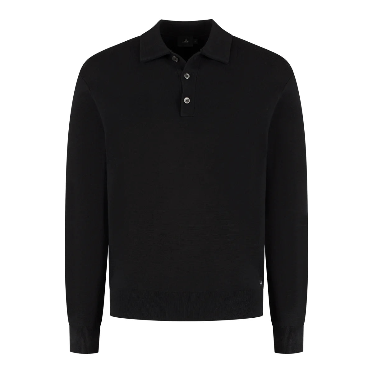 WAHTS | Polo à manche longue  "Crawford" - Noir