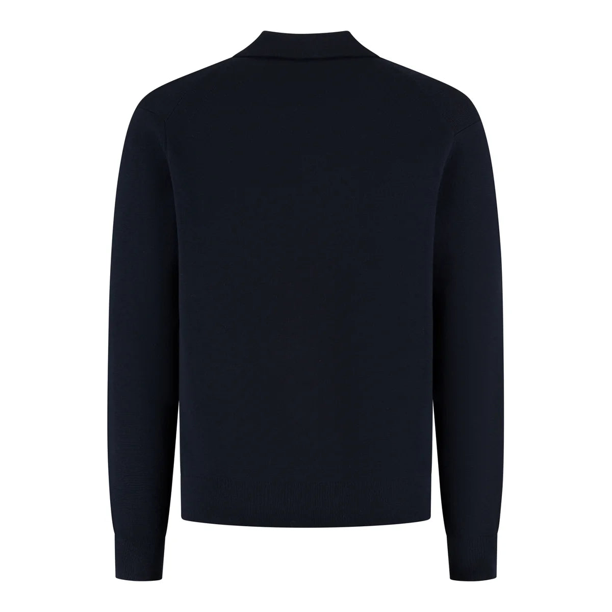 WAHTS | Polo à manche longue  "Crawford" - Bleu nuit