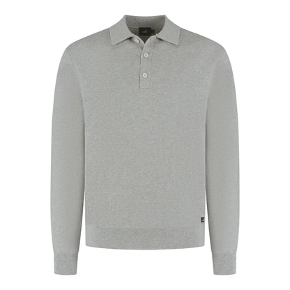 WAHTS | Polo à manche longue  "Crawford" - Gris
