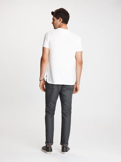John Varvatos | Le t-shirt henley "Duke" - Blanc