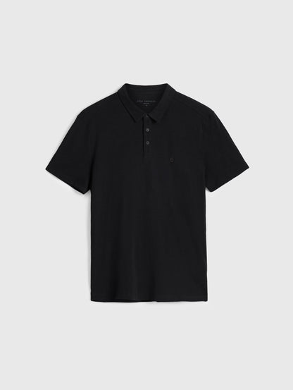 John Varvatos | Polo ''Victor'' en tissu slub - Noir