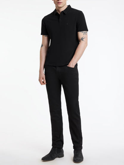 John Varvatos | Polo ''Victor'' en tissu slub - Noir