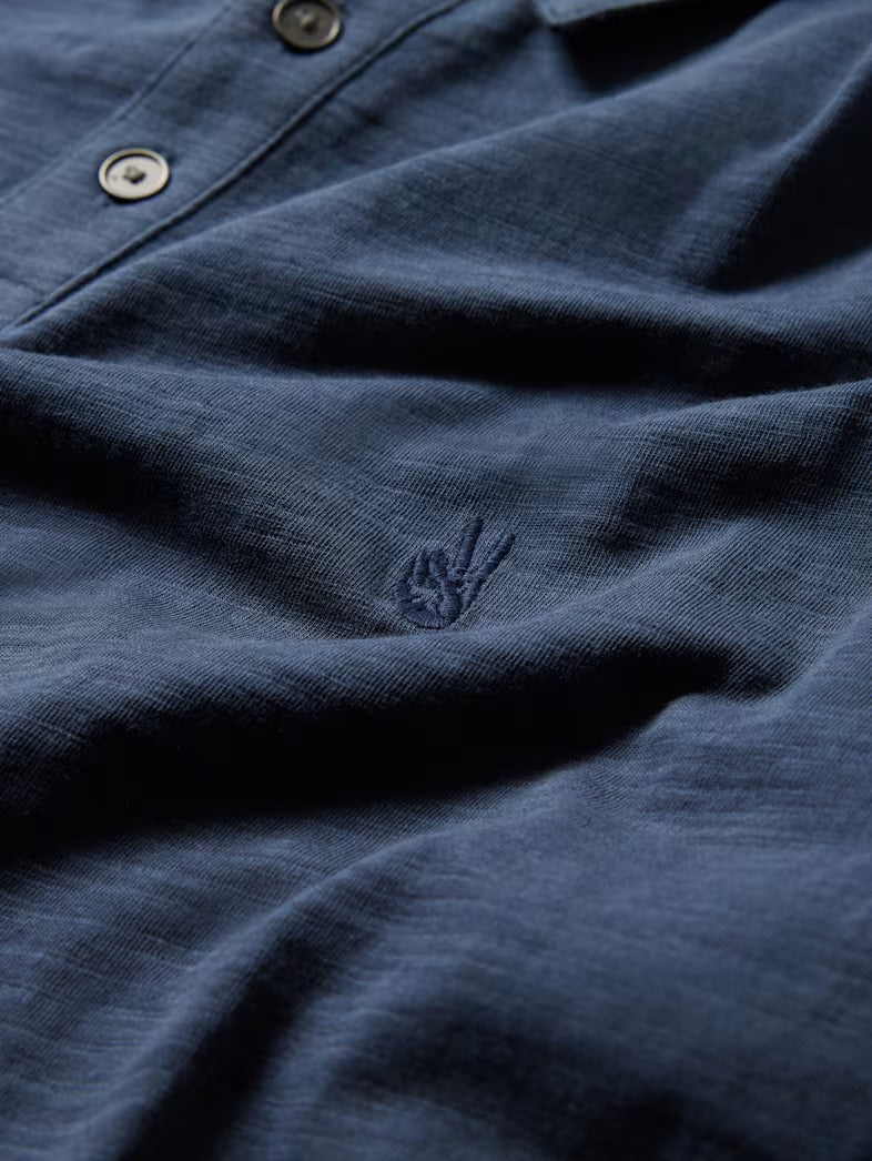 John Varvatos | Le polo "Victor" - Bleu graphite