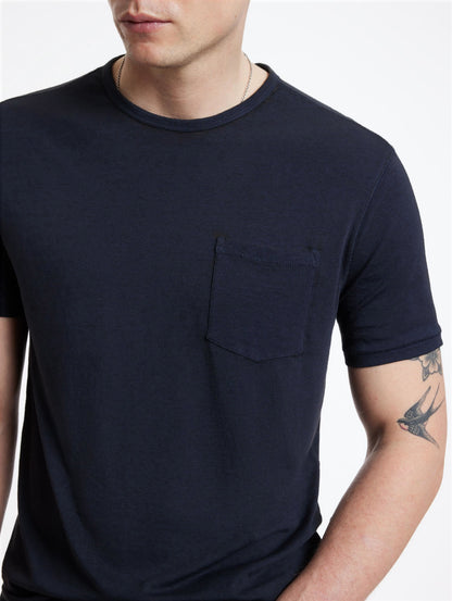 John Varvatos | Le t-shirt à poche ''Bond Burnout'' - Marine