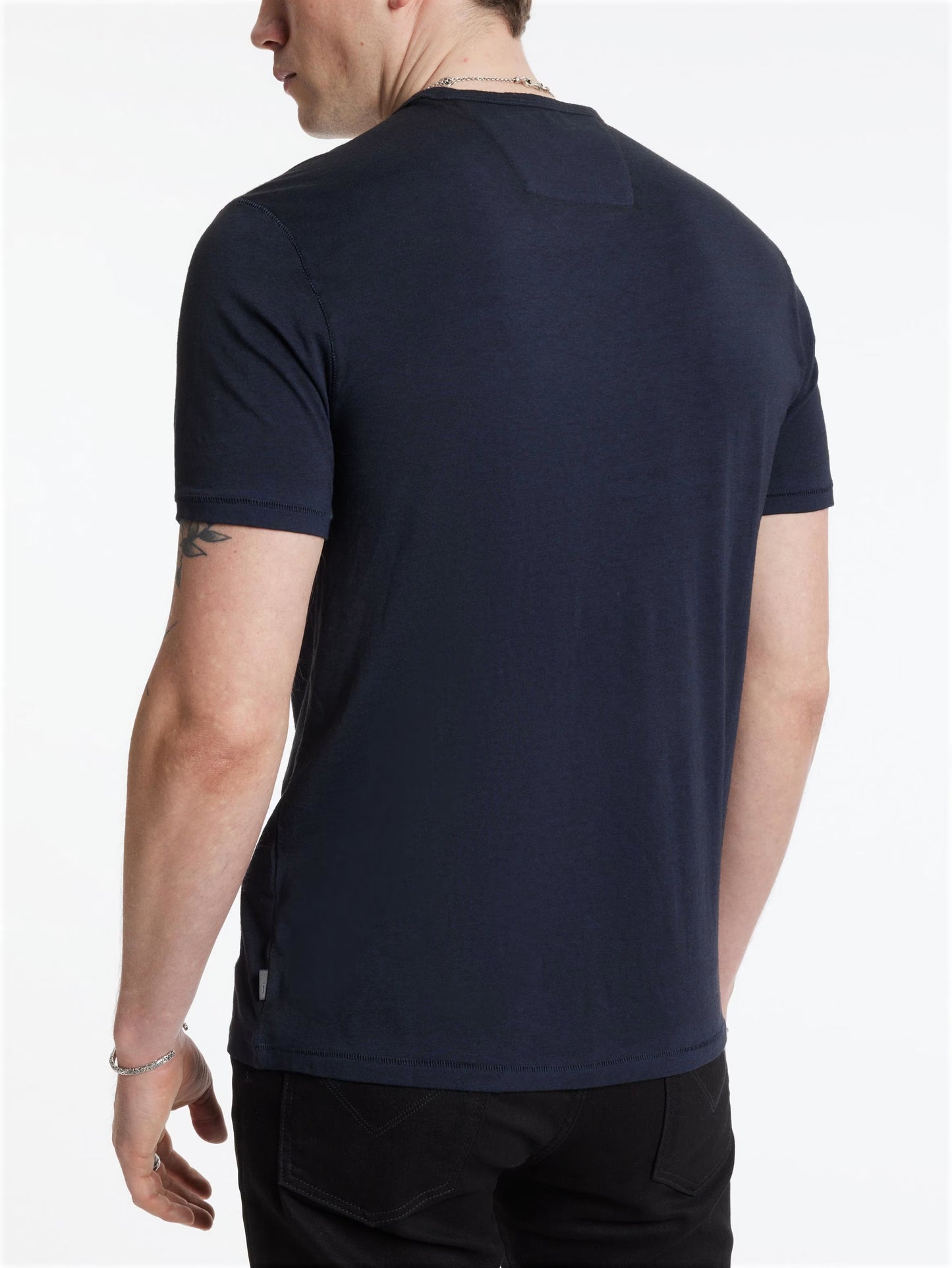John Varvatos | Le t-shirt à poche ''Bond Burnout'' - Marine