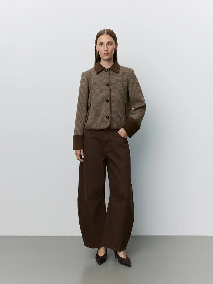 SOFIE SCHNOOR | Veste Courte "Kamikkasw"- Brun