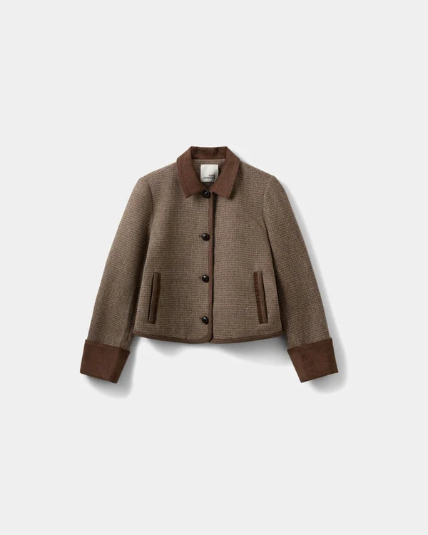 SOFIE SCHNOOR | Veste Courte "Kamikkasw"- Brun