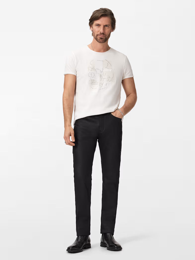 John Varvatos | Le t-shirt graphique "Skull tiles" - Blanc