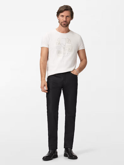 John Varvatos | Le t-shirt graphique "Skull tiles" - Blanc