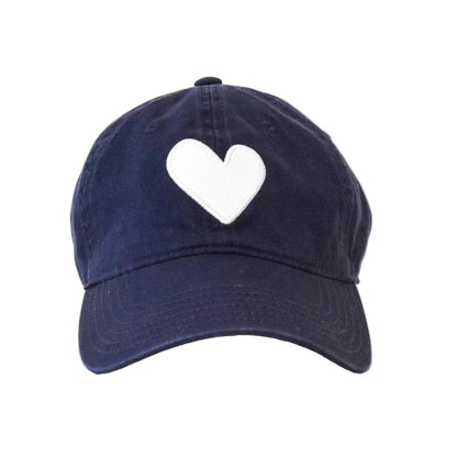 KERRI ROSENTHAL | Casquette de baseball avec écusson en forme de cœur - Bleu marine