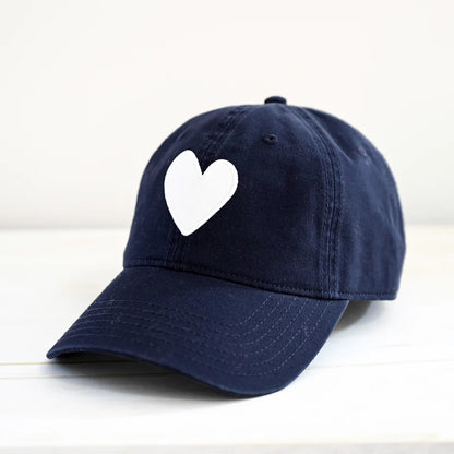 KERRI ROSENTHAL | Casquette de baseball avec écusson en forme de cœur - Bleu marine