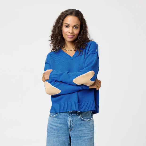 KERRI ROSENTHAL | Pull en coton "Frenchy" - Bleu