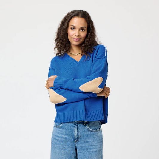 KERRI ROSENTHAL | Pull en coton "Frenchy" - Bleu