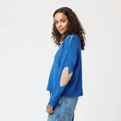 KERRI ROSENTHAL | Pull en coton "Frenchy" - Bleu