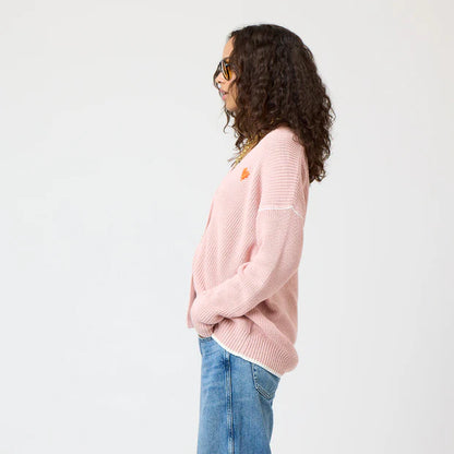 KERRI ROSENTHAL | Cardigan "SLOUCHY" - Rose