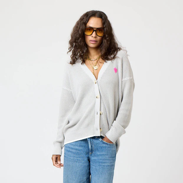 KERRI ROSENTHAL | Cardigan "SLOUCHY" - Gris