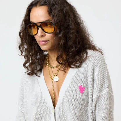 KERRI ROSENTHAL | Cardigan "SLOUCHY" - Gris