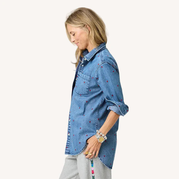 KERRI ROSENTHAL | Chemise "Mia"- Denim