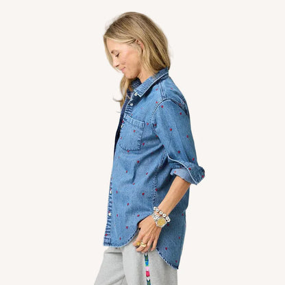 KERRI ROSENTHAL | Chemise "Mia"- Denim