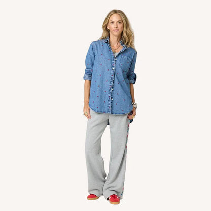 KERRI ROSENTHAL | Chemise "Mia"- Denim