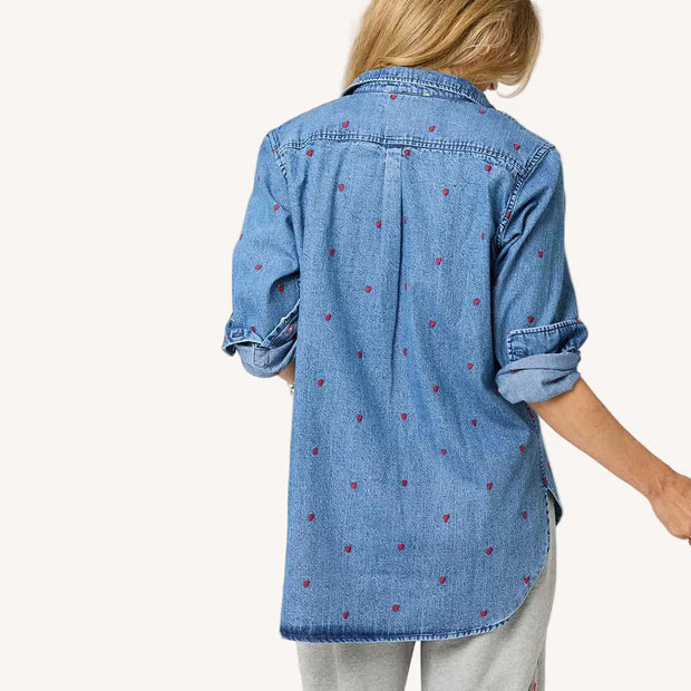 KERRI ROSENTHAL | Chemise "Mia"- Denim