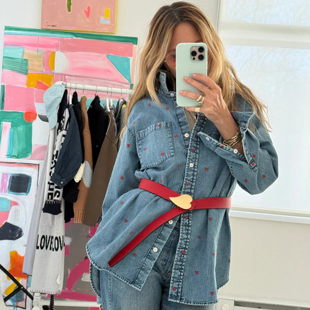 KERRI ROSENTHAL | Chemise "Mia"- Denim
