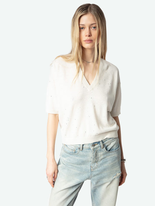 Zadig & Voltaire | Pull manches courtes "WULLY" - Avoine