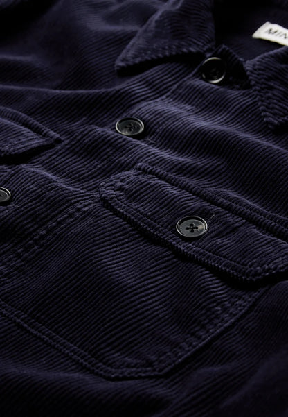 MINIMUM | Surchemise à manches longues “Kaison” - Bleu marin foncé