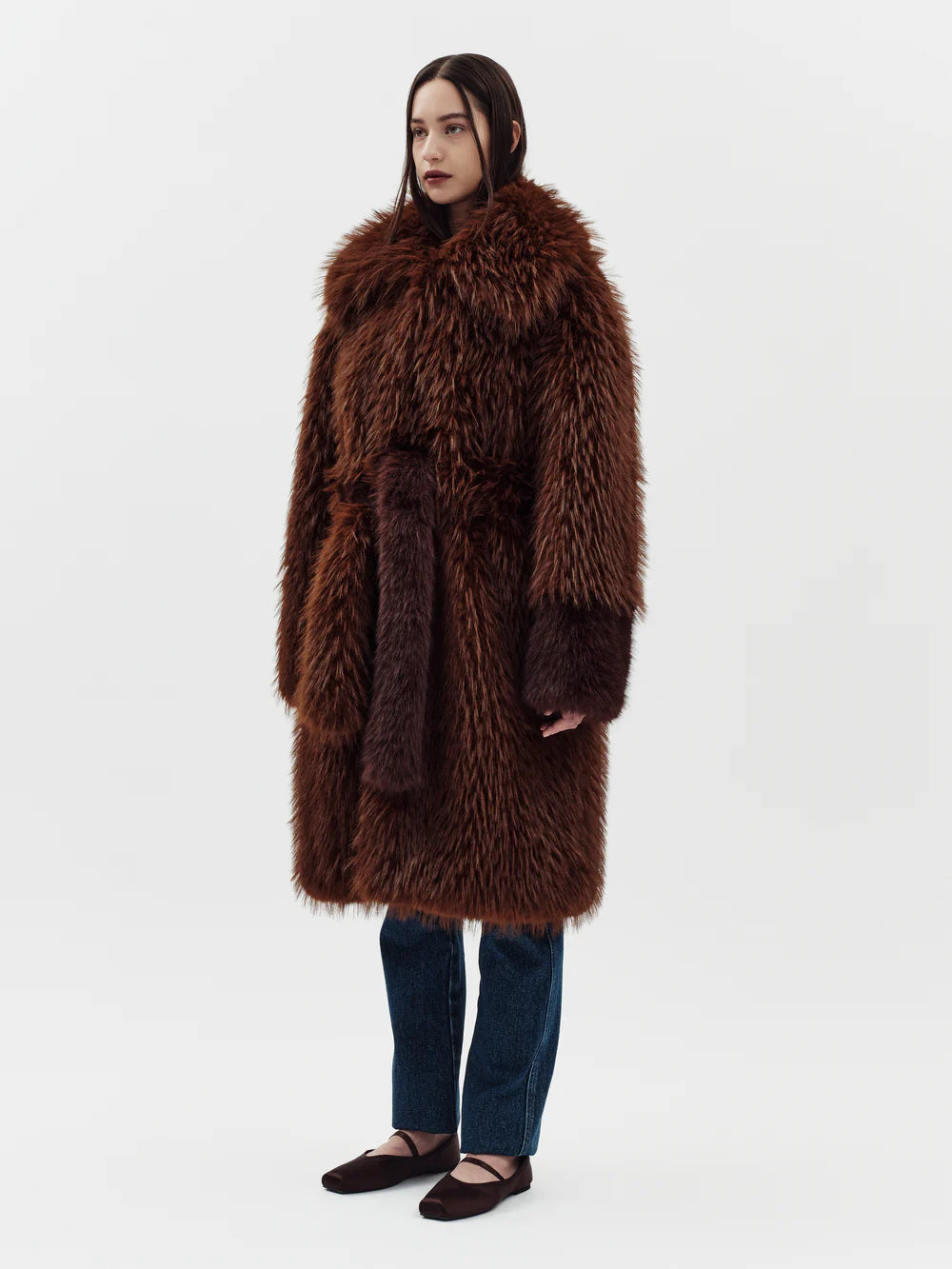 Jakke | Fourrure - Marron