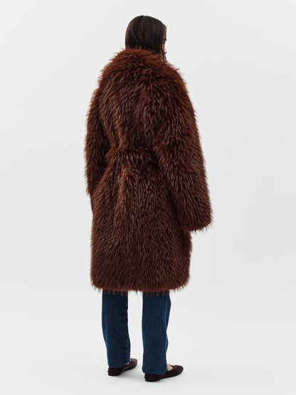 Jakke | Fourrure - Marron