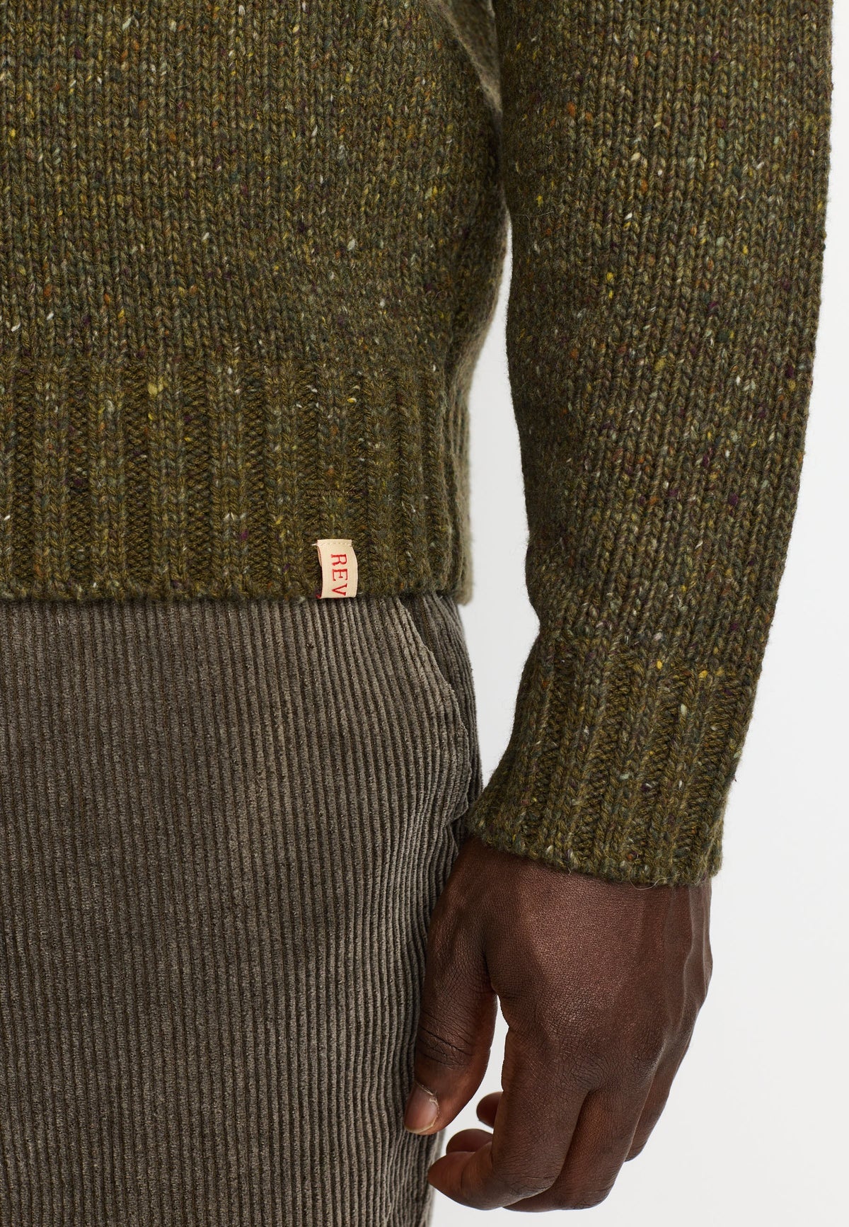 Revolution | Cardigan en tricot "6543" - Armée